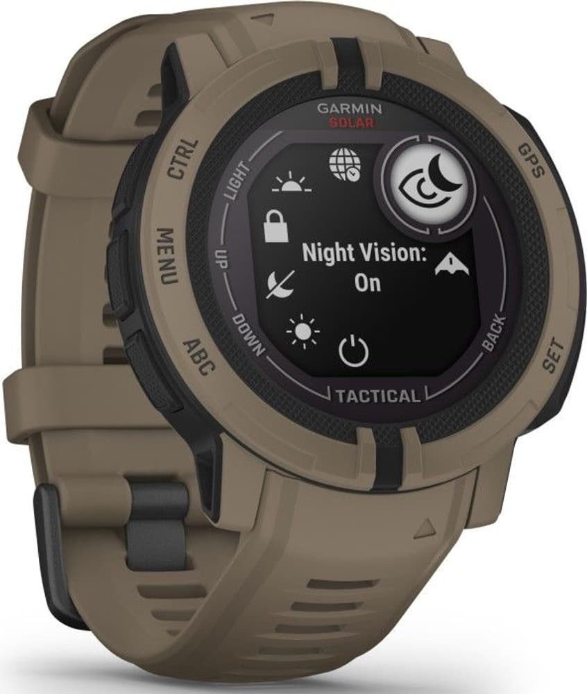 Instinct 2 Solar Tactical Edition älykello, Coyote Tan, view: 4