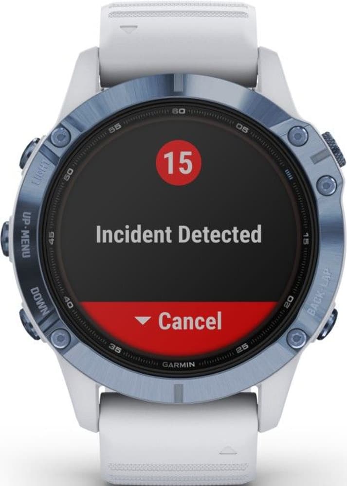 Fenix 6 Pro Solar Titanium Cobalt Blue/Whitestone, view: 2