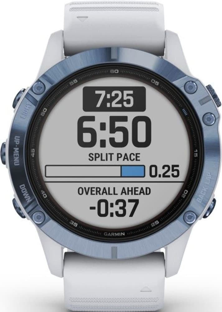 Fenix 6 Pro Solar Titanium Cobalt Blue/Whitestone, view: 6