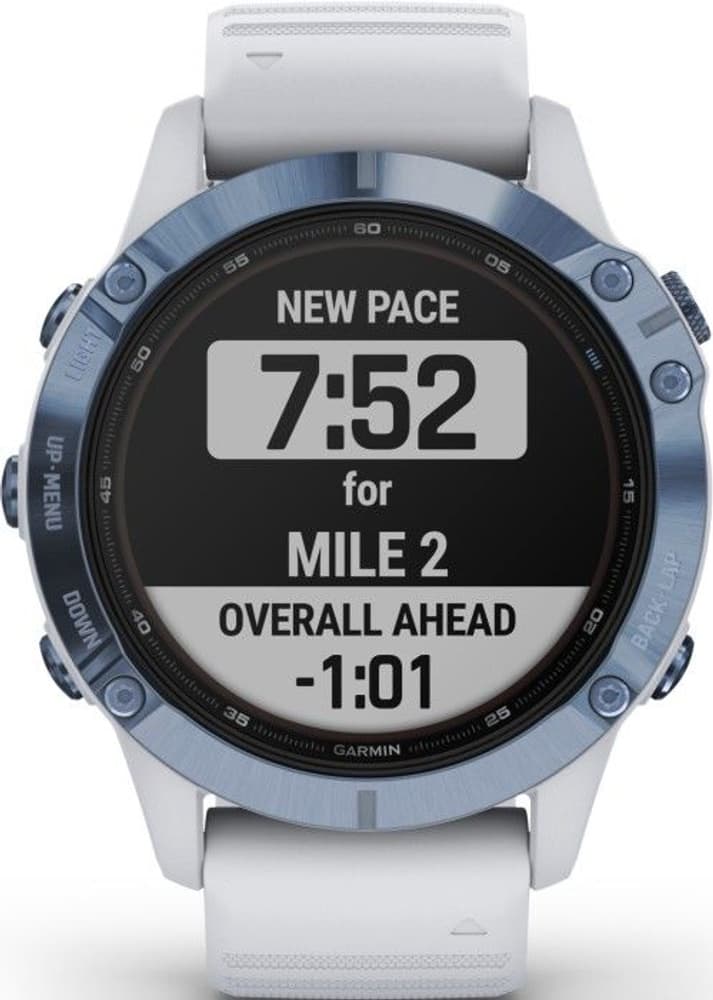 Fenix 6 Pro Solar Titanium Cobalt Blue/Whitestone, view: 1