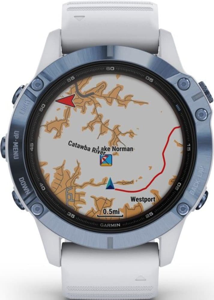 Fenix 6 Pro Solar Titanium Cobalt Blue/Whitestone, view: 8