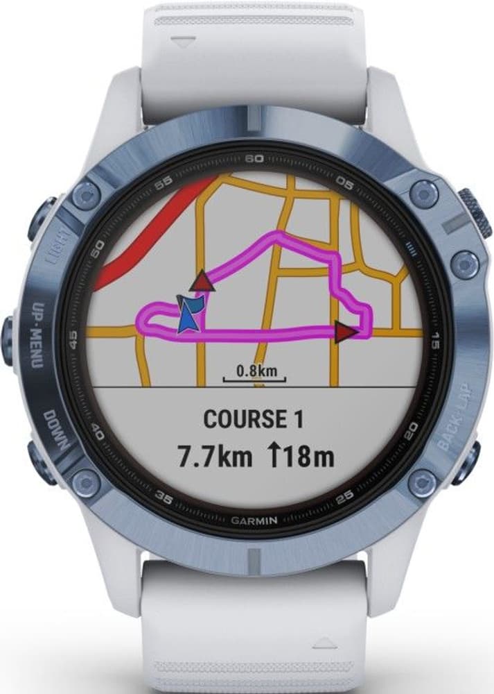 Fenix 6 Pro Solar Titanium Cobalt Blue/Whitestone, view: 5