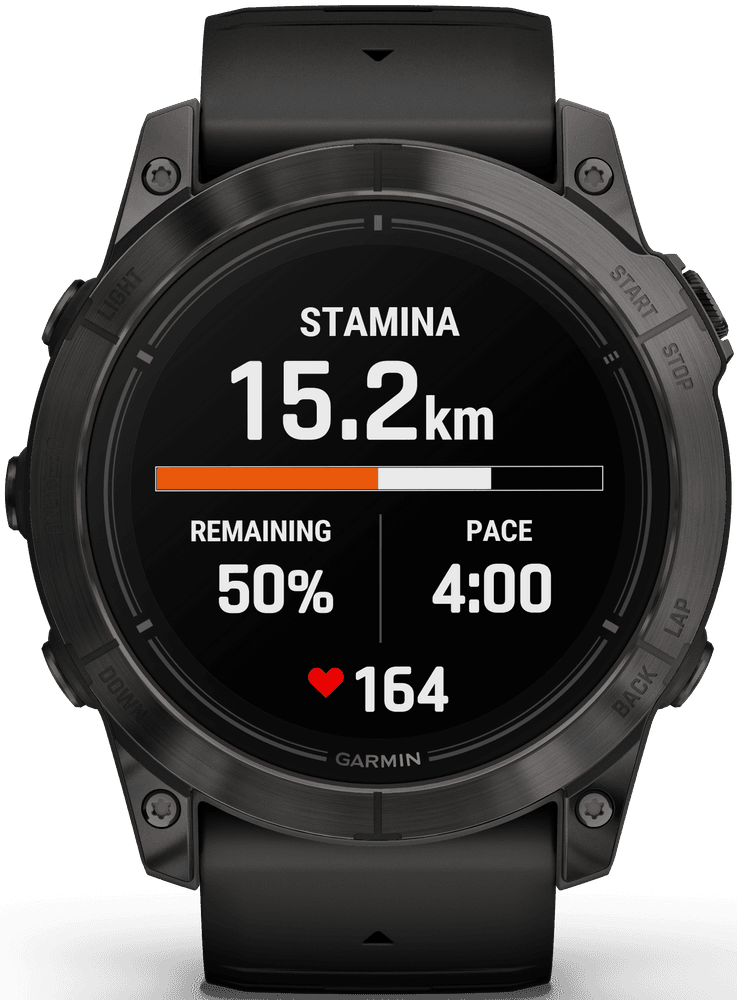 EPIX PRO (G2) 51mm Sapphire Carbon Grey DLC Titanium with Black Band, view: 5