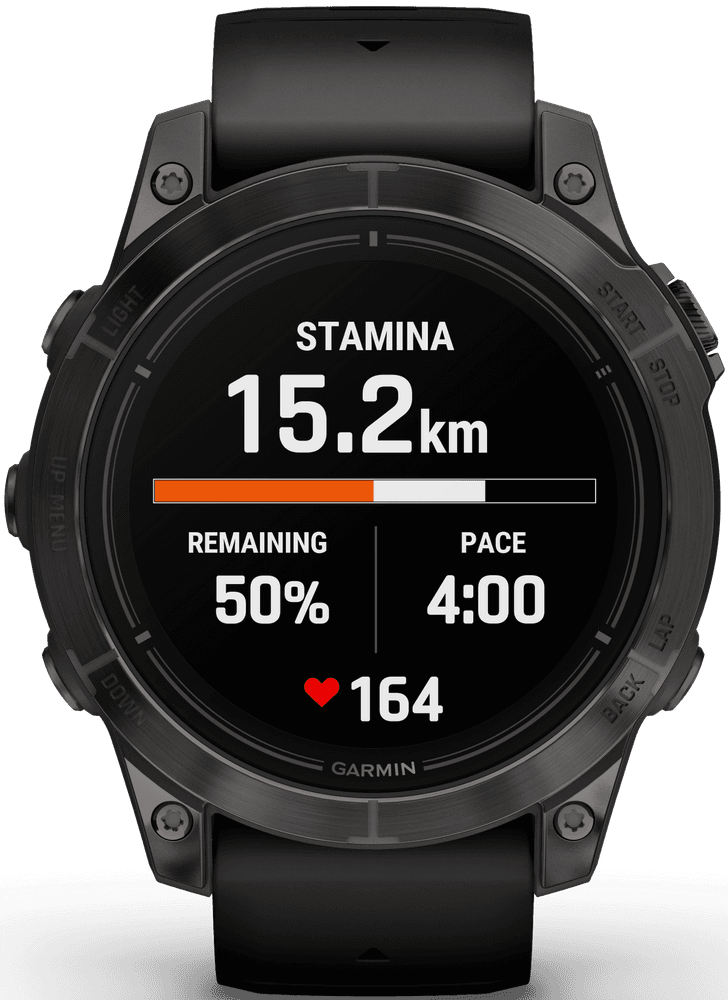 EPIX PRO (G2) 47mm Sapphire Carbon Grey DLC Titanium with Black Band, view: 6