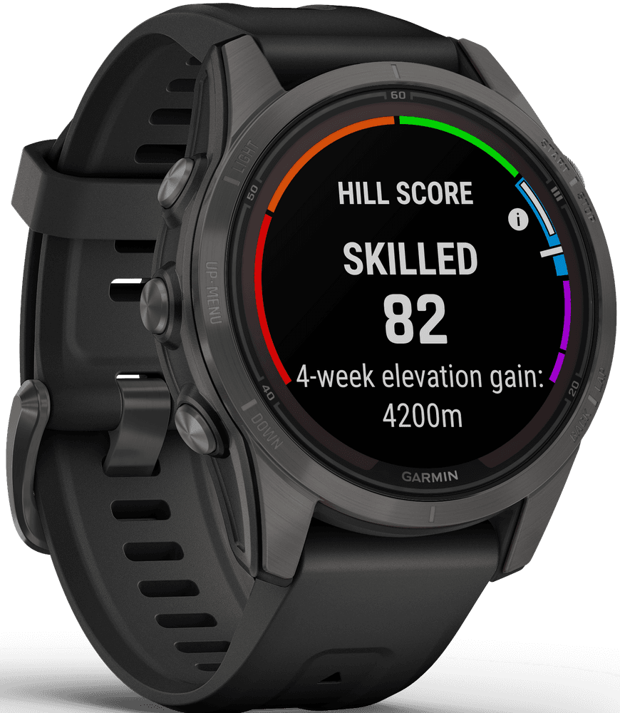 Fenix 7S Pro Sapphire Solar Carbon Grey DLC Titanium with Black Band, view: 4