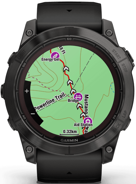 Fenix 7X Pro Sapphire Solar Carbon Grey DLC Titanium with Black Band, view: 6