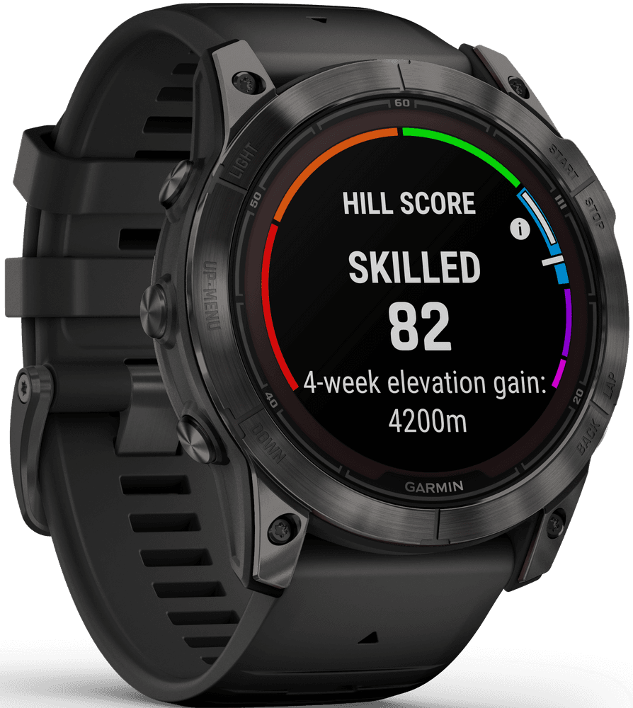 Fenix 7X Pro Sapphire Solar Carbon Grey DLC Titanium with Black Band, view: 3