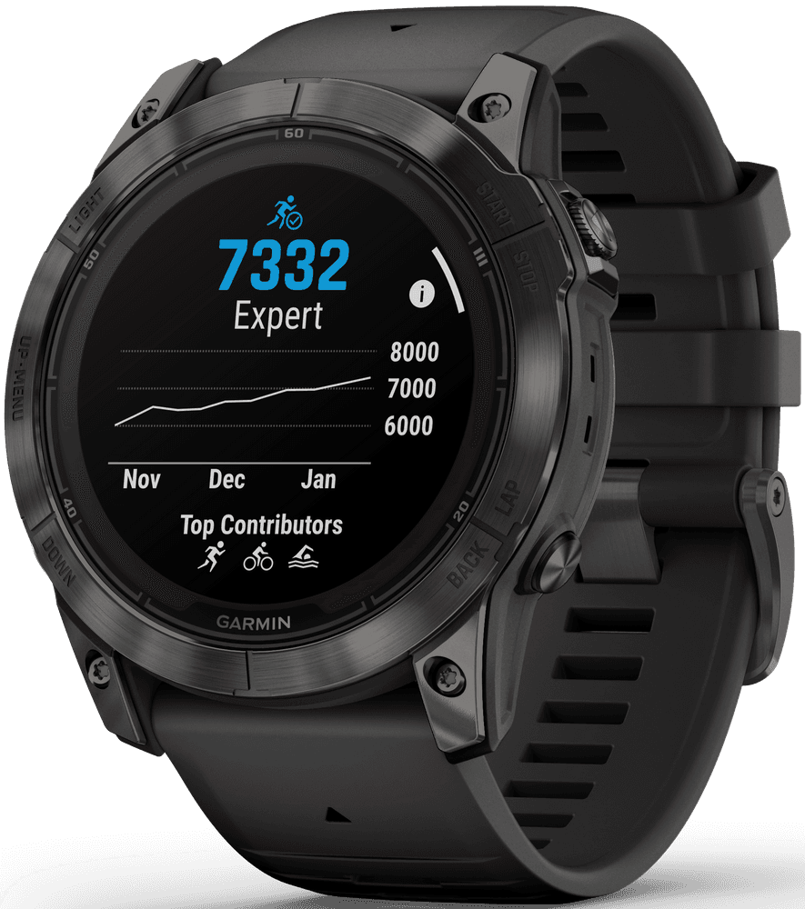 Fenix 7X Pro Sapphire Solar Carbon Grey DLC Titanium with Black Band, view: 7