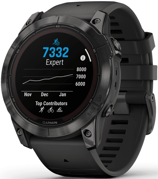 Fenix 7X Pro Sapphire Solar Carbon Grey DLC Titanium with Black Band, view: 7