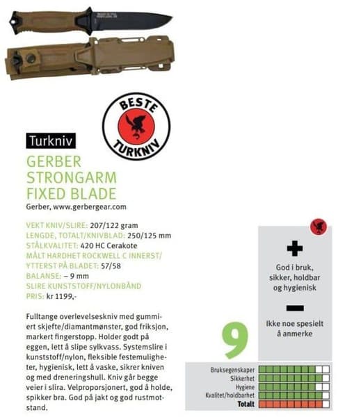 Strongarm Fixed Black Fine Edge GB, view: 9