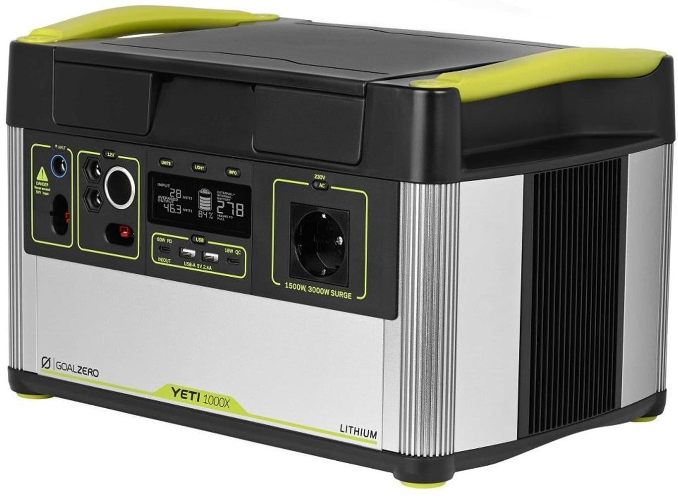 Goal Zero Yeti 1000X kannettava virta-asema, view: 1