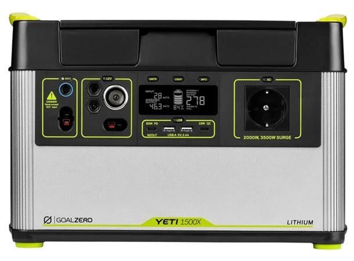 Goal Zero Yeti 1500X kannettava virta-asema, view: 0