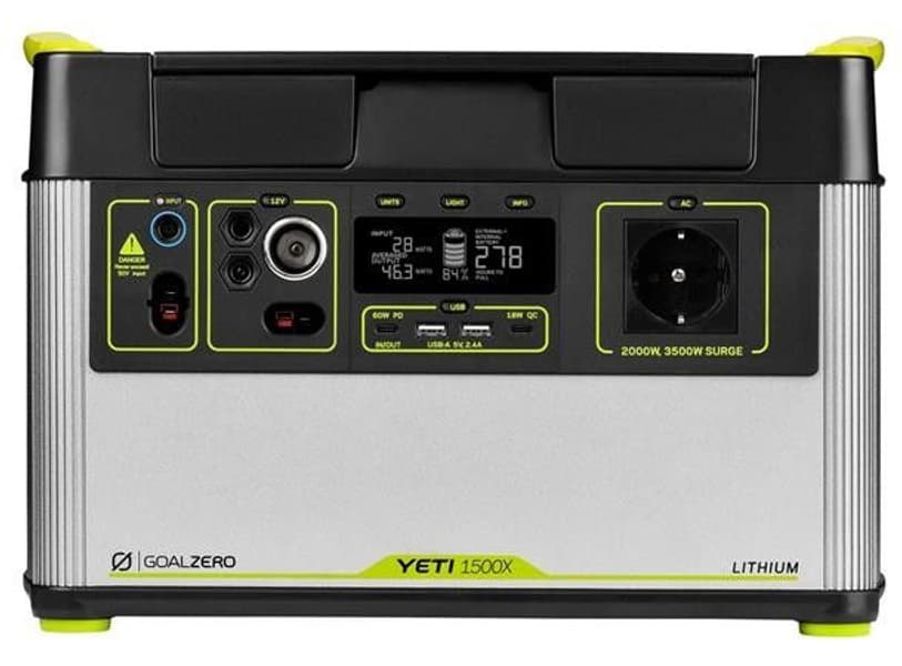 Goal Zero Yeti 1500X kannettava virta-asema, view: 0