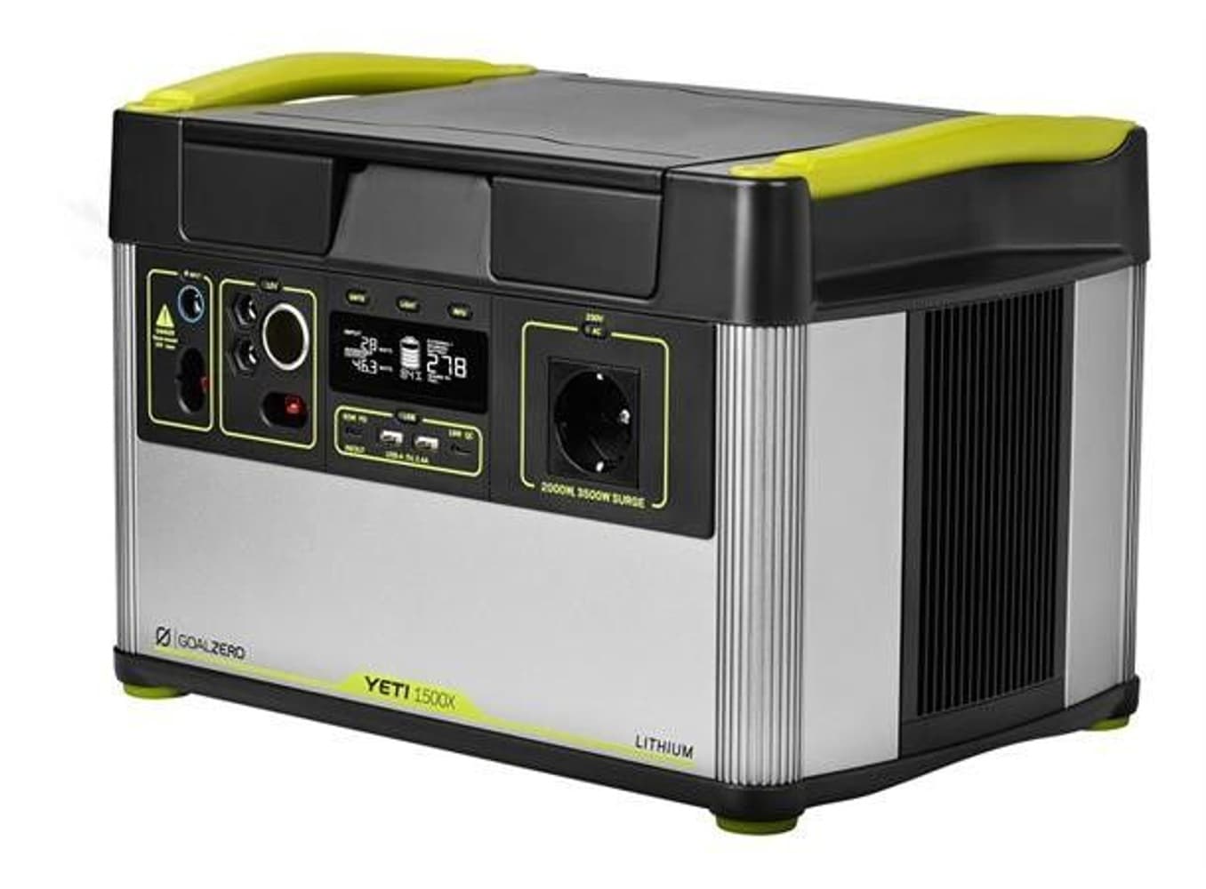 Goal Zero Yeti 1500X kannettava virta-asema, view: 2