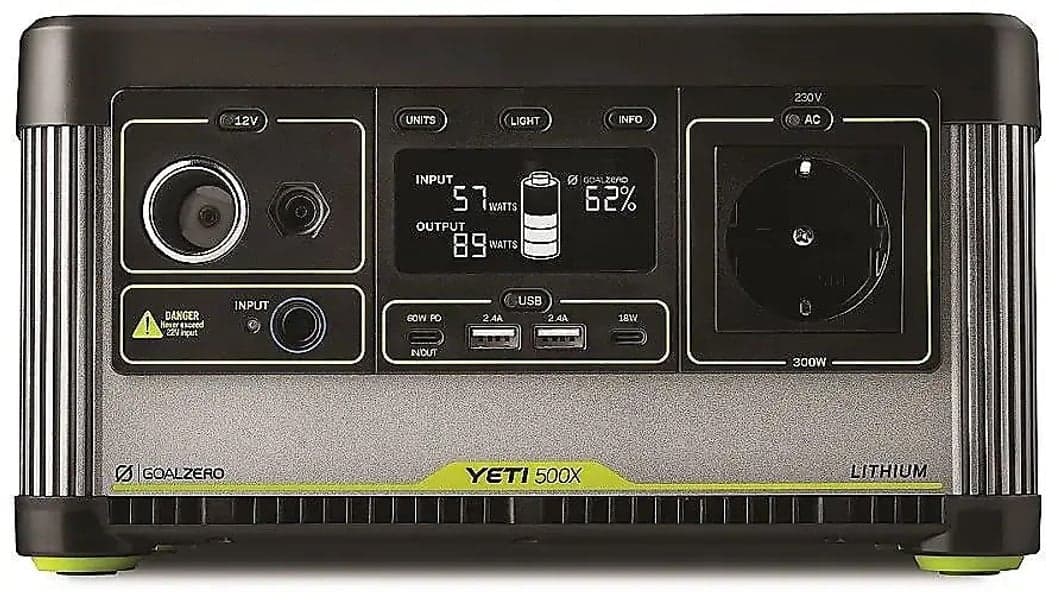 Yeti 500x kannettava virta-asema, view: 1