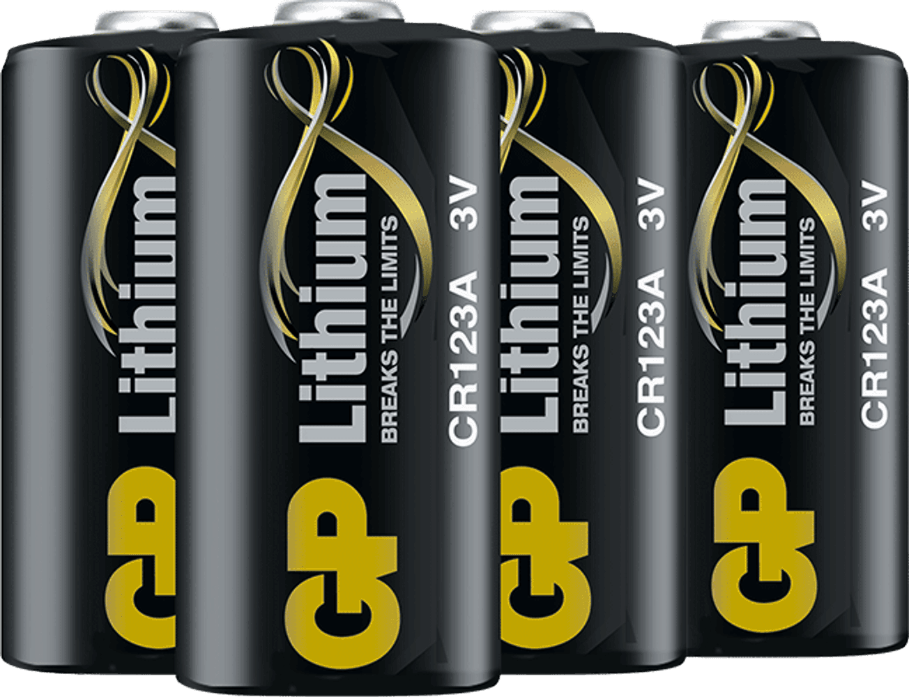 GP litiumparisto CR123A, 4 kpl, view: 0