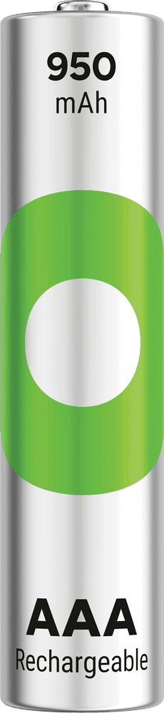 GP Recyko AAA-batteri 950mAh ladattava paristo, 4 kpl, view: 0