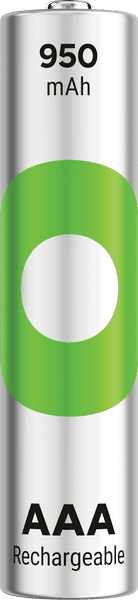GP Recyko AAA-batteri 950mAh ladattava paristo, 4 kpl, view: 0