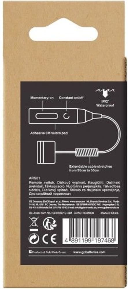 GP kaukosäädin PSR51-lamppuun, view: 4