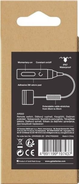 GP PSR51 -lampun kaukosäädin, view: 4