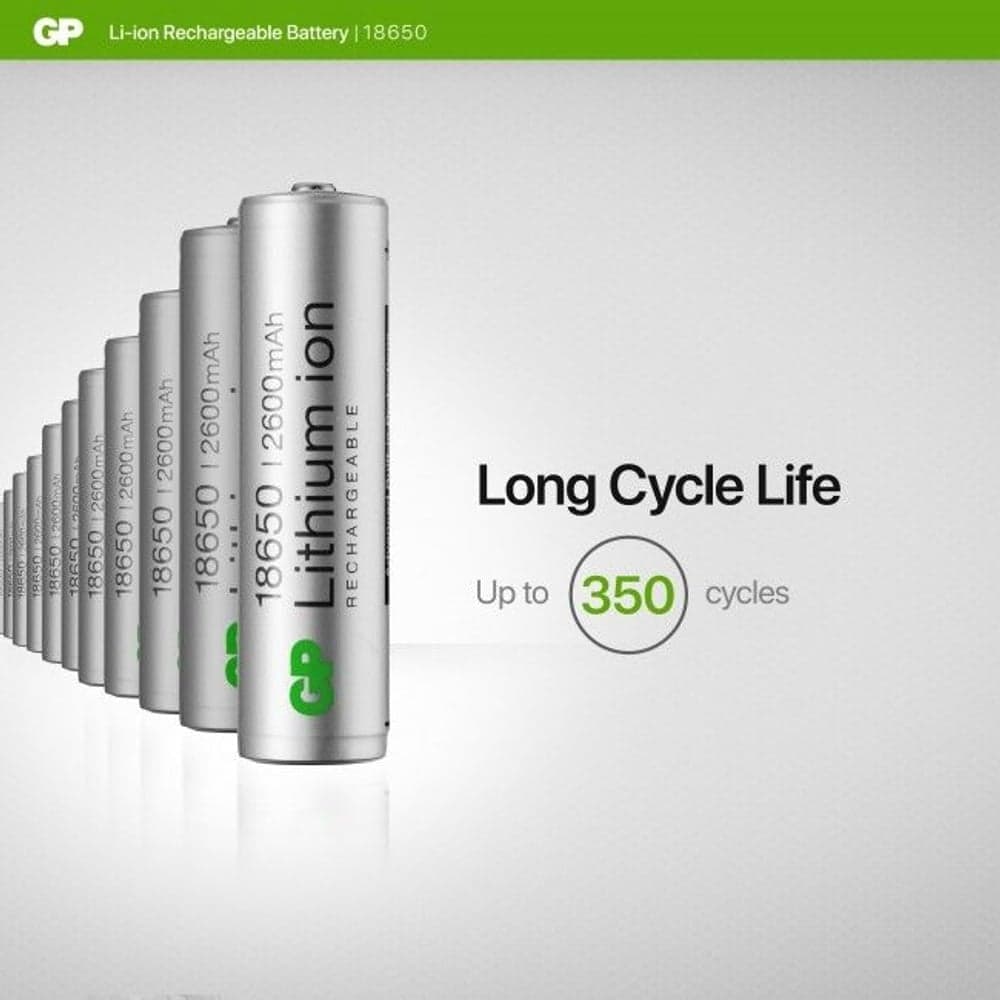 GP Lithium-Ion 18650 2600 Mah, view: 2