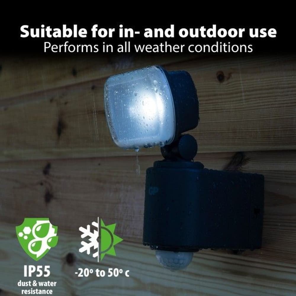 GP Safeguard RF3.1H Cordless Hybrid ulkovalaisin, 130 lm, view: 11