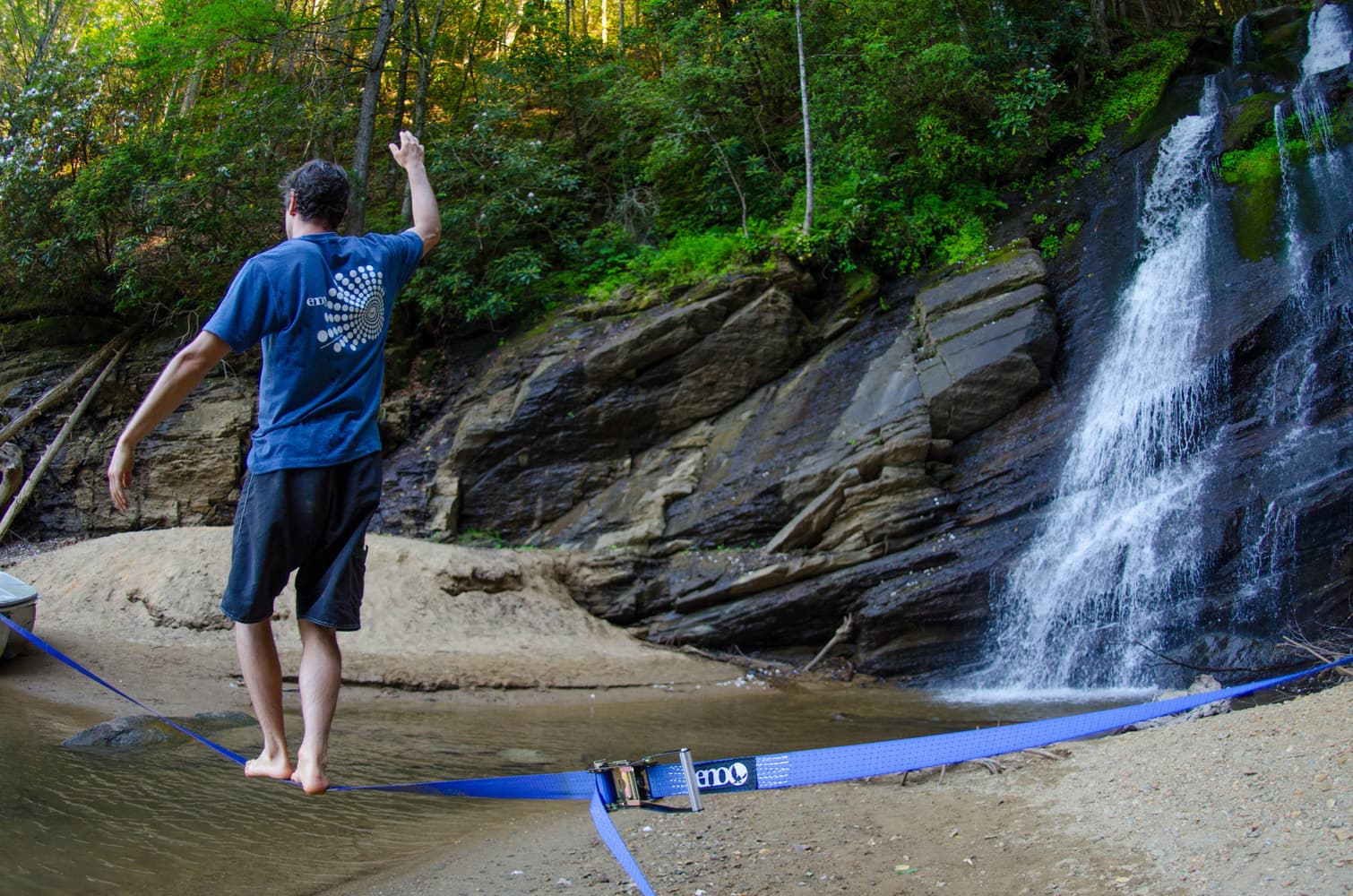 Eno SlackWire tasapainoliina, sininen, view: 2