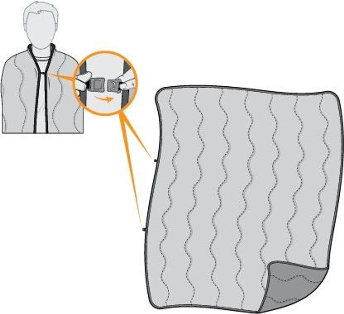 Eno FieldDay Blanket fleecepeitto, Lagoon, view: 9