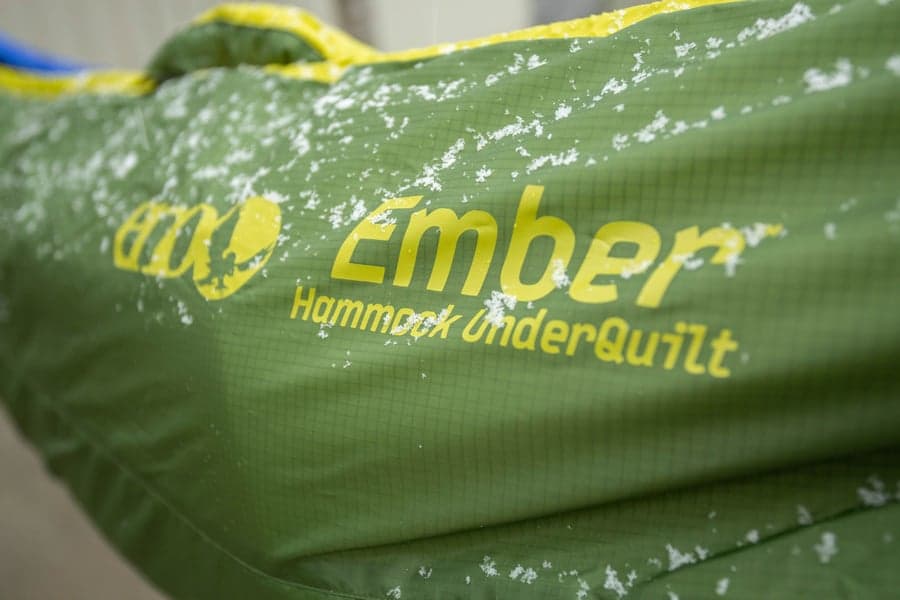 Eno Ember UnderQuilt lämmin alushuopa, vihreä, view: 3