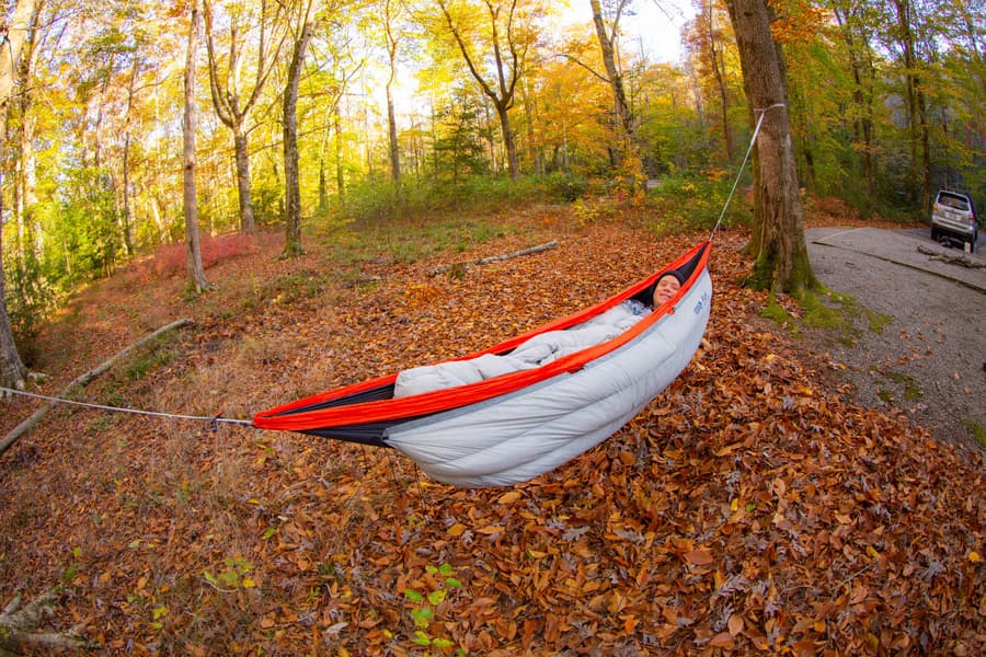 Eno Blaze UnderQuilt lämmin alushuopa, harmaavalkoinen, view: 6