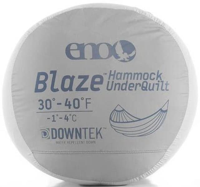 Eno Blaze UnderQuilt lämmin alushuopa, harmaavalkoinen, view: 2