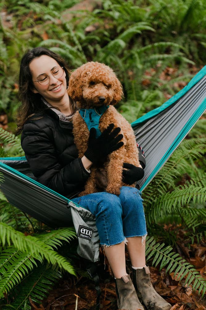 Eno SingleNest Bluesign yhden hengen riippumatto, musta/tummanharmaa, view: 4