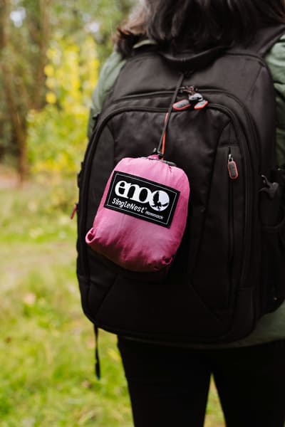 Eno SingleNest Bluesign yhden hengen riippumatto, oranssi/oliivi, view: 1