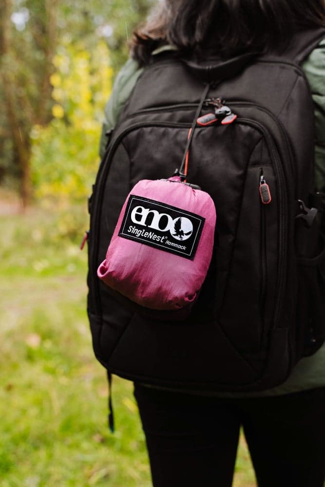 Eno SingleNest Bluesign yhden hengen riippumatto, vaaleanvihreä/oliivi, view: 1