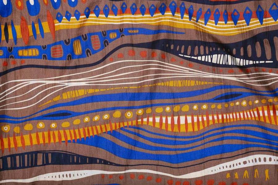 Eno DoubleNest Bluesign Print kahden hengen riippumatto, Tundra/Navy, view: 2