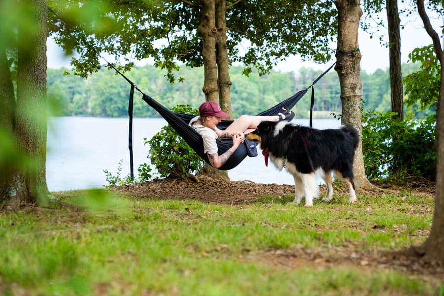 Eno TravelNest Hammock + Straps Combo riippumatto ja kiinnitysjärjestelmä, petrooli, view: 5