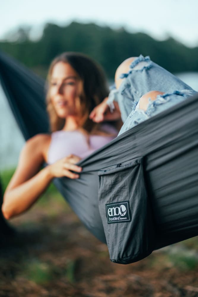 Eno TravelNest Hammock + Straps Combo riippumatto ja kiinnitysjärjestelmä, petrooli, view: 9