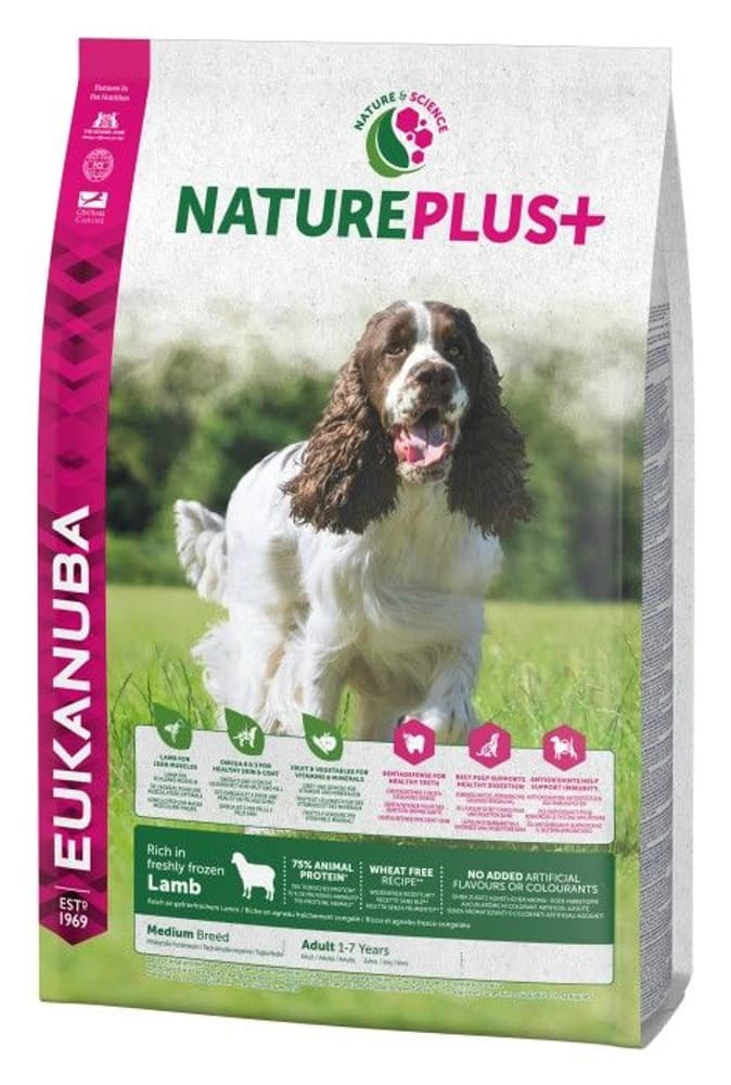 Nature Plus+ Adult Medium Breed Lamb 14 kg, view: 0