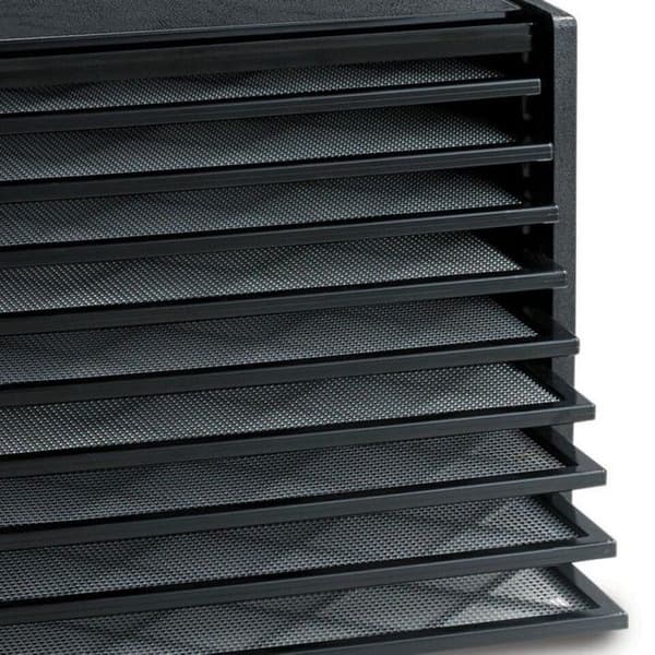 Ruokakuivuri 9 hyllyä 48-tunnin ajastin läpinäkyvä ovi, view: 2