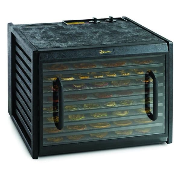 Ruokakuivuri 9 hyllyä 26-tunnin ajastin läpinäkyvä ovi, view: 3