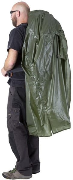 Pack Poncho UL sadeviitta, S, Moss, view: 2