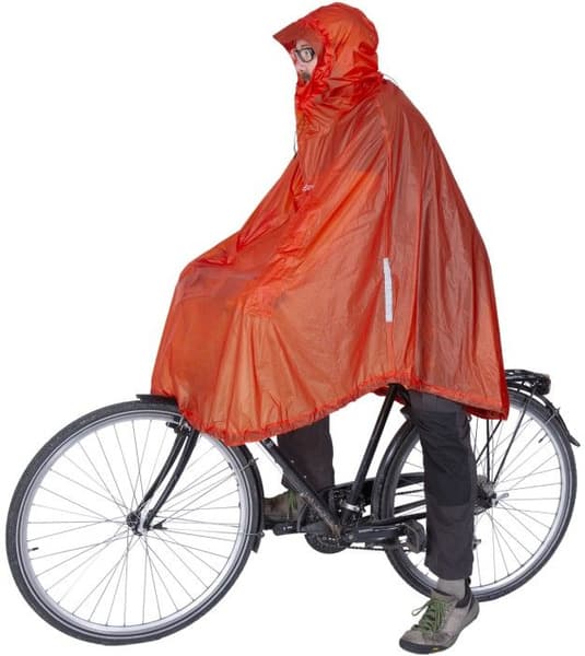 Bike + Hike Poncho sadeviitta, Dark Lava, view: 2