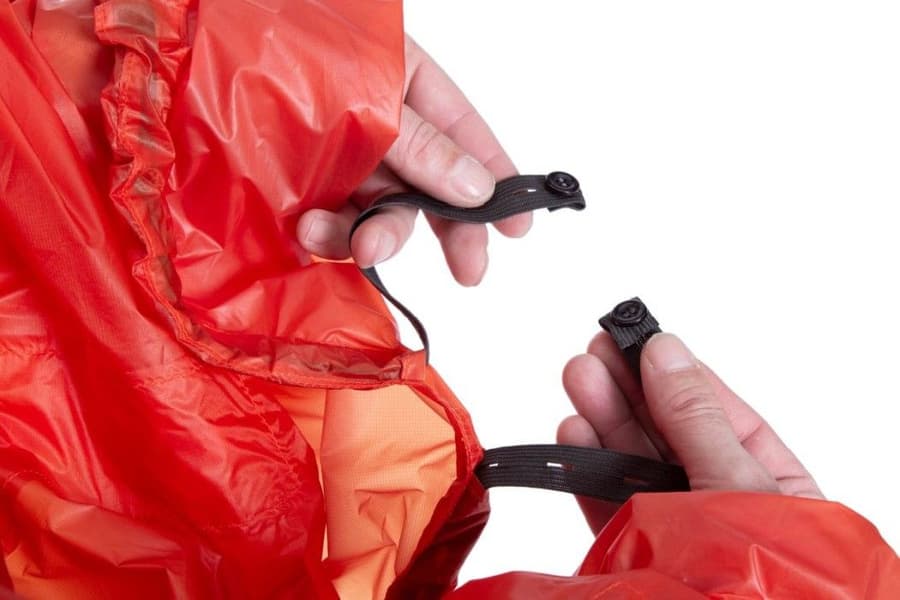 Bike + Hike Poncho sadeviitta, Dark Lava, view: 5