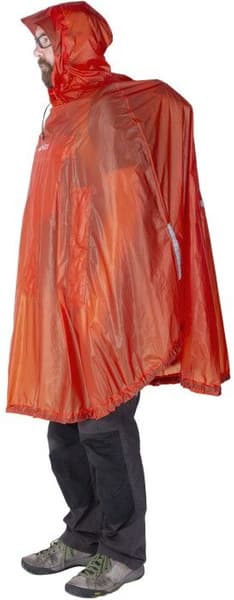 Bike + Hike Poncho UL sadeviitta, Dark Lava, view: 1