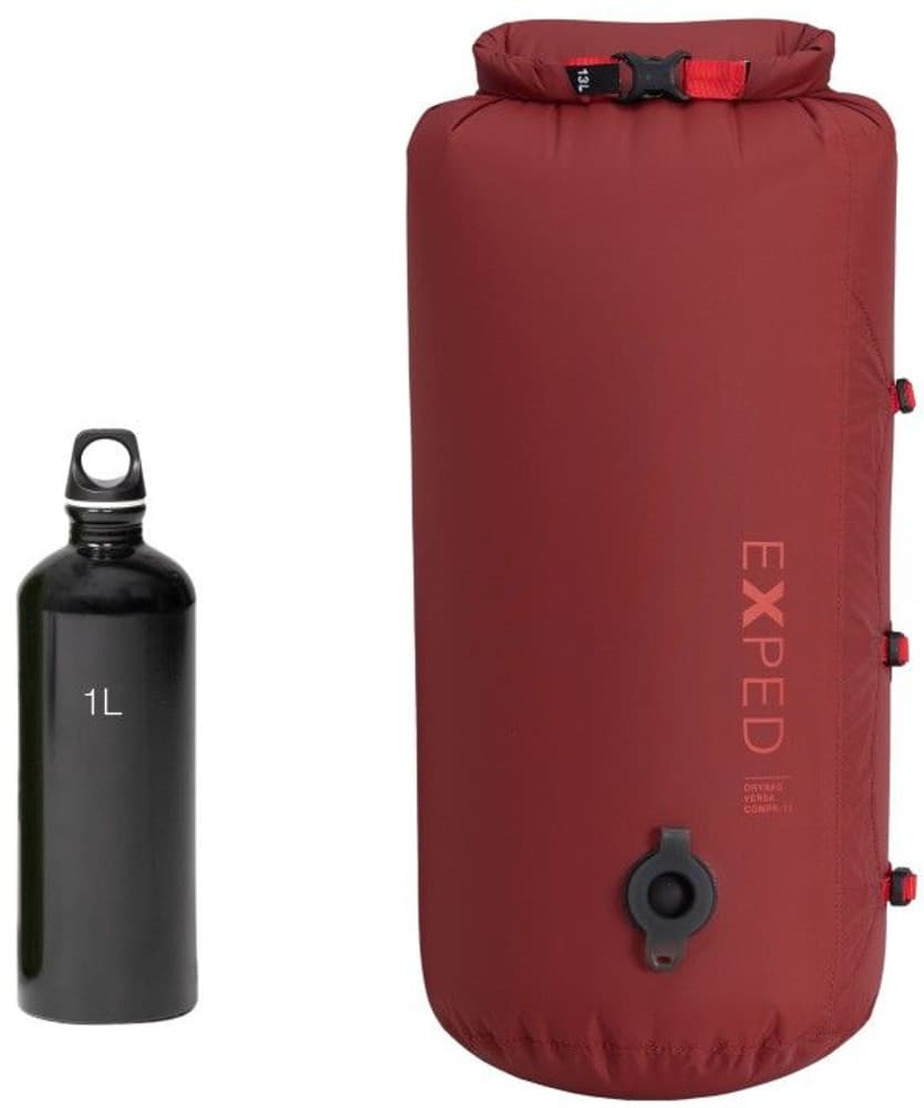 Drybag Versa Compression 13 kuivapussi, Burgundy, view: 1
