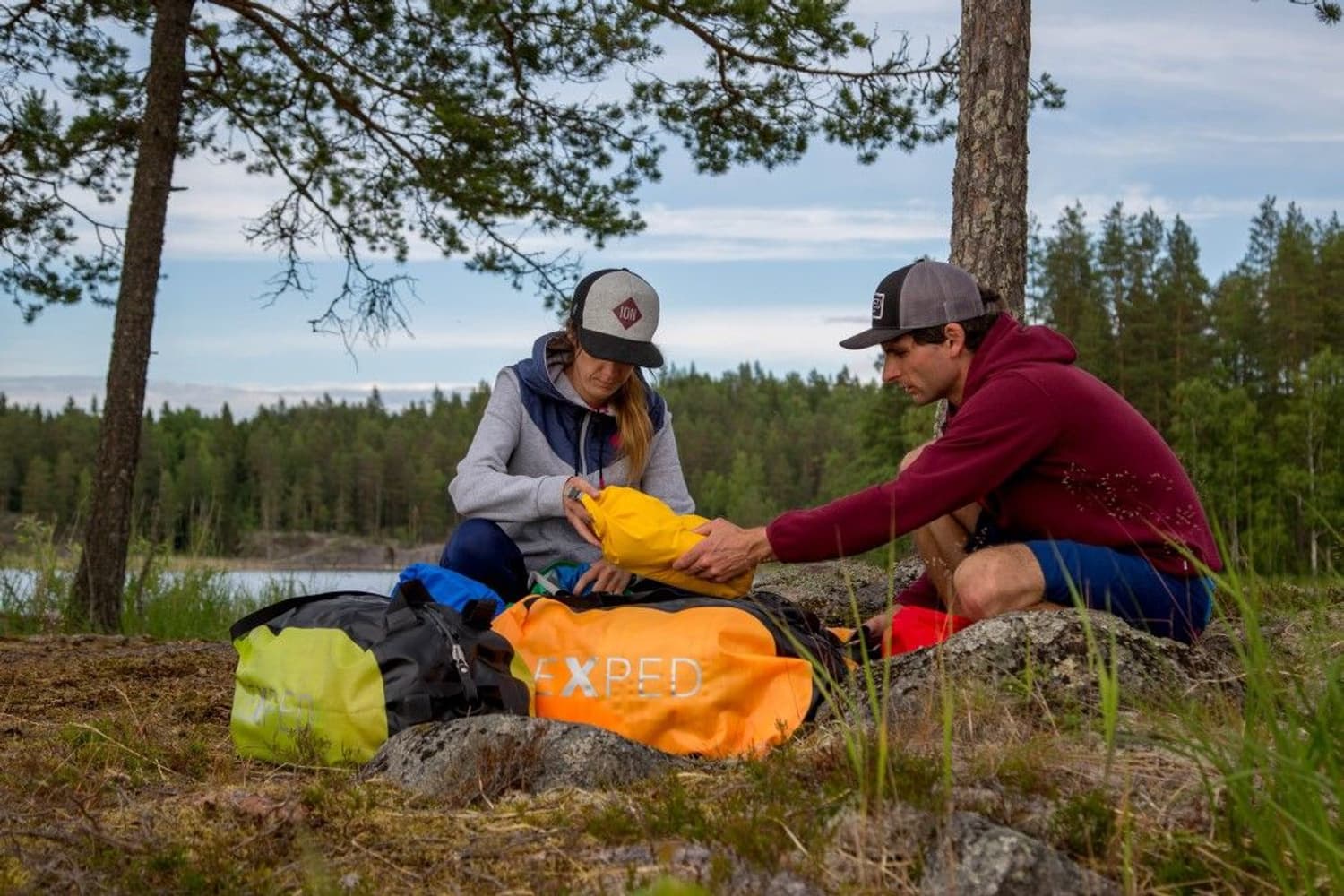 Tempest Waterproof Duffle 100 Blue-Black, view: 2