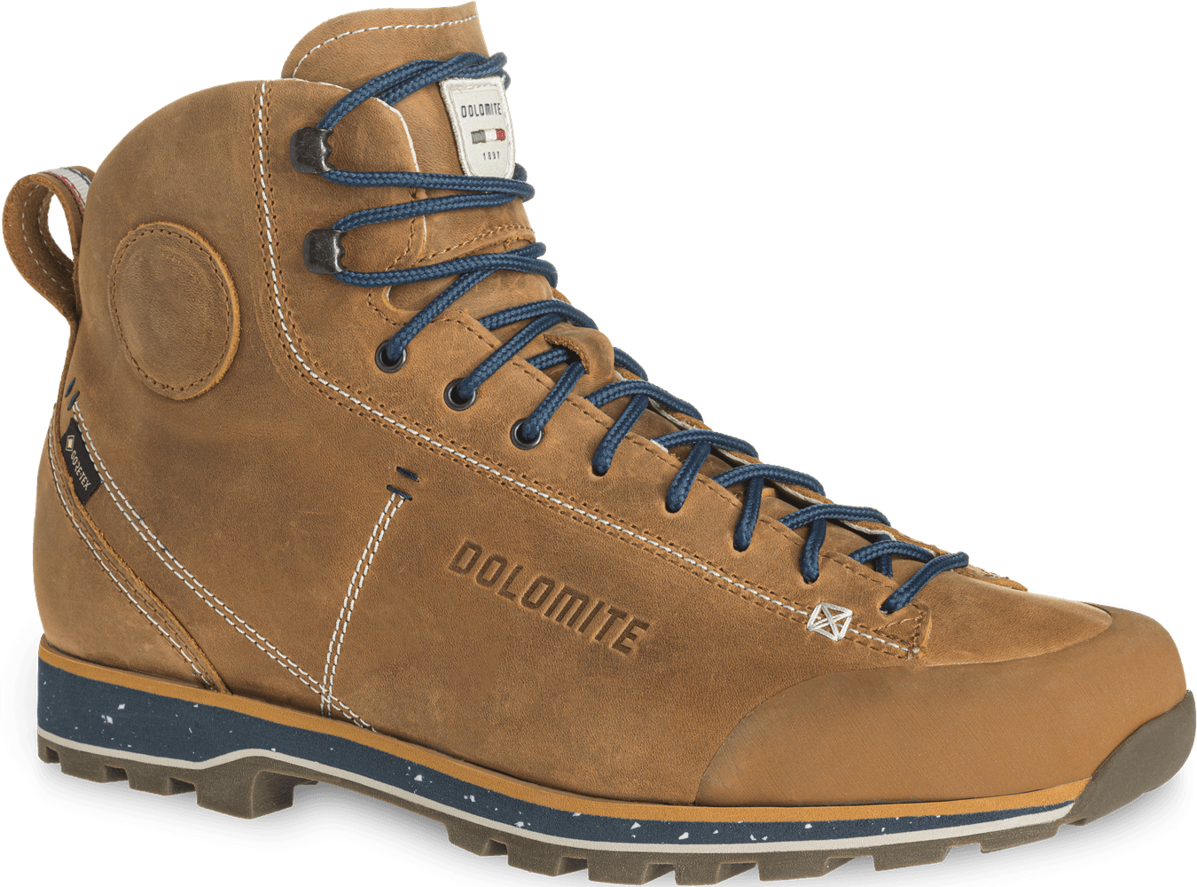 54 High Full Grain Evo GTX Unisex ulkoilukenkä, Golden Yellow, view: 0