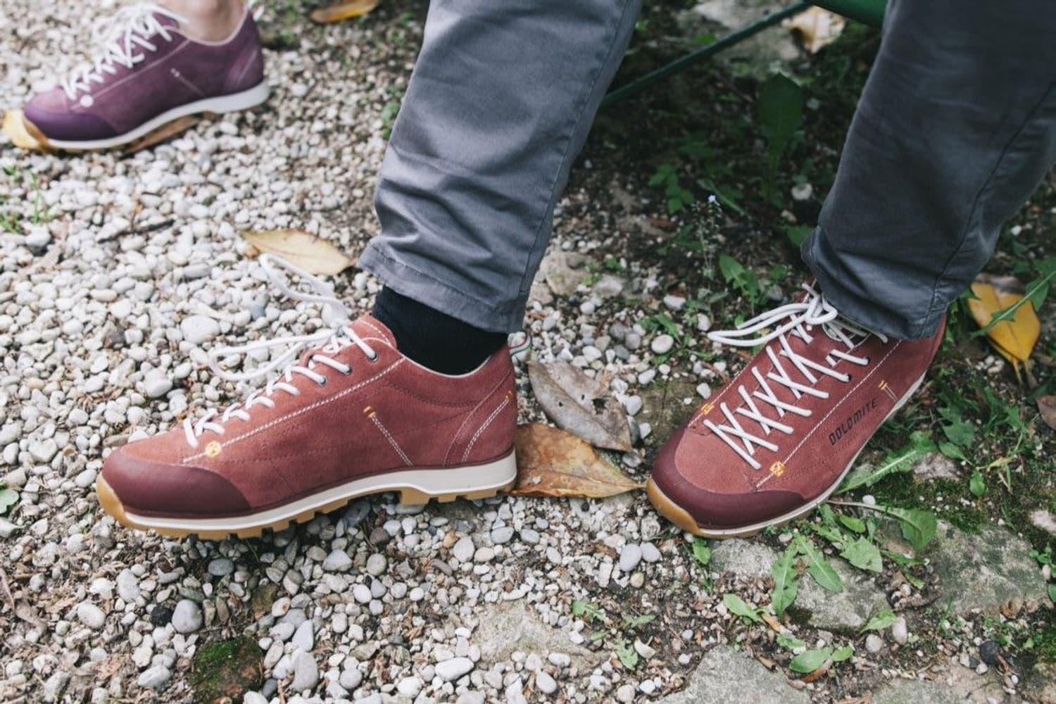 54 Full Grain Low Unisex Dark Brown/Red, view: 6