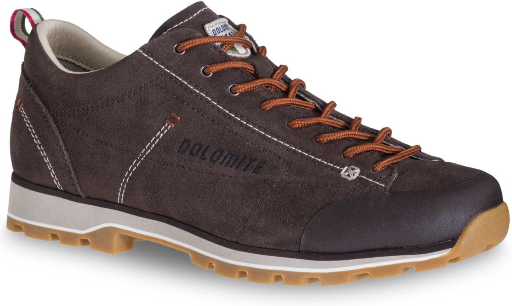 54 Full Grain Low Unisex Dark Brown/Red, view: 0