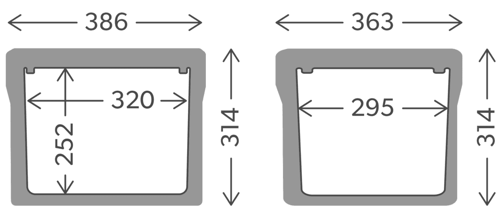 WCI Cool Ice kylmälaukku, 22 L, harmaamusta, view: 1